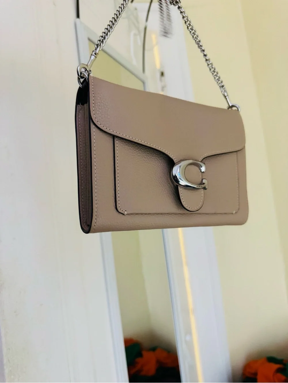 Coach Tabby Shoulder crossbody bag - Beige - Picture 3 of 6